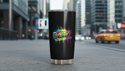 20oz Fat Tumbler Black