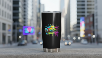 20oz Fat Tumbler Black