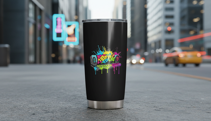 20oz Fat Tumbler Black